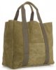 Kožené kabelka shopper bag Vittoria Gotti zelená V8252